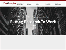 Tablet Screenshot of demarche.com